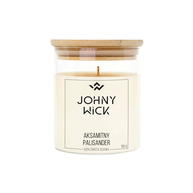Świeca zapachowa 150g Aksamitny Palisander Johny Wick Świeca zapachowa 150g Aksamitny Palisander Johny Wick