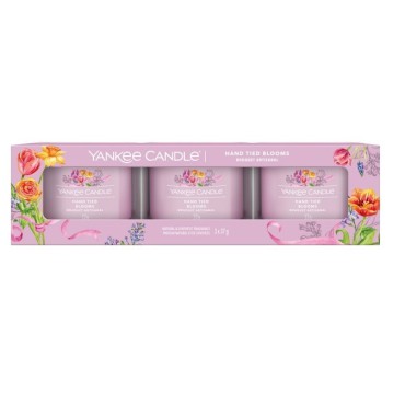 Świeca mini 3 pack Hand Tied Blooms Yankee Candle