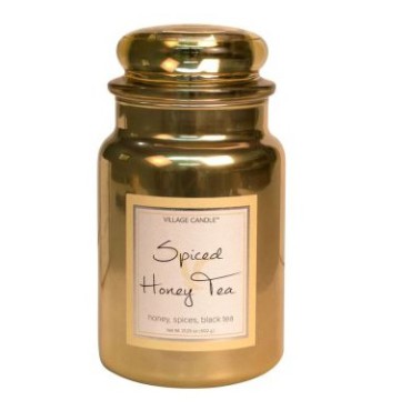 Duża świeca Spiced Honey Tea Village Candle