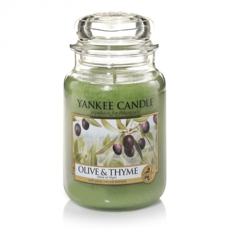 Duża świeca Olive & Thyme Yankee Candle Duża świeca Olive & Thyme Yankee Candle