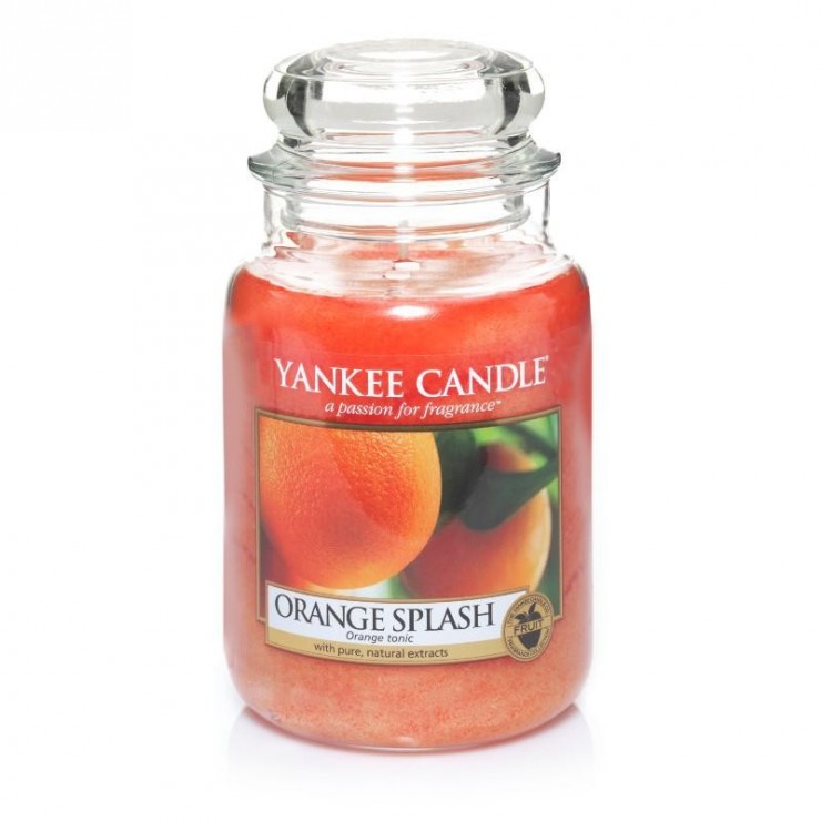 Duża świeca Orange Splash Yankee Candle