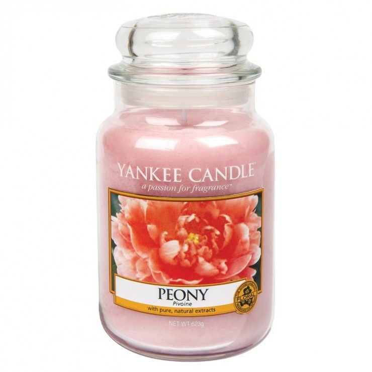 Duża świeca Peony Yankee Candle