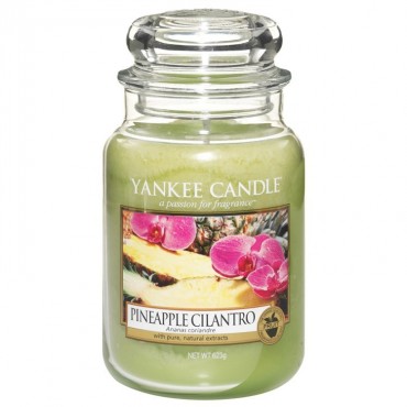 Duża świeca Pineapple Cilantro Yankee Candle