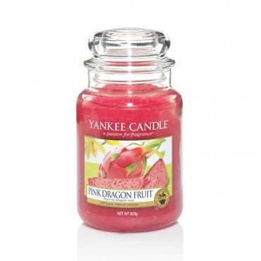 Duża świeca Pink Dragon Fruit Yankee Candle