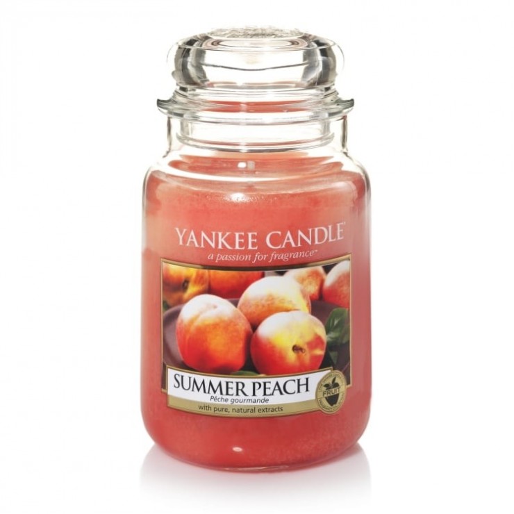 Duża świeca Summer Peach Yankee Candle