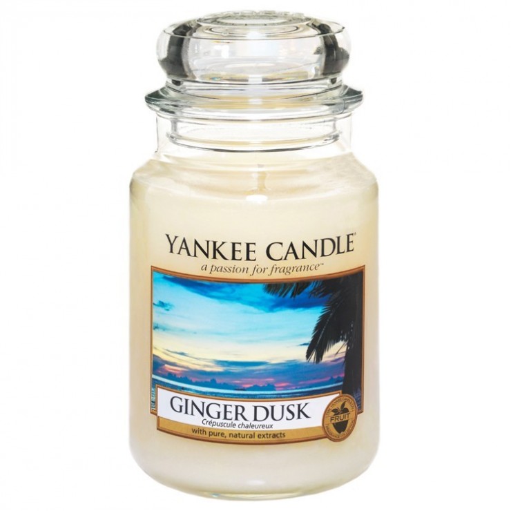 Duża świeca Ginger Dusk Yankee Candle
