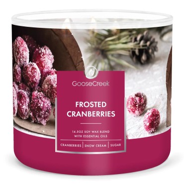 Świeca Tumbler Frosted Cranberry Goose Creek Candle