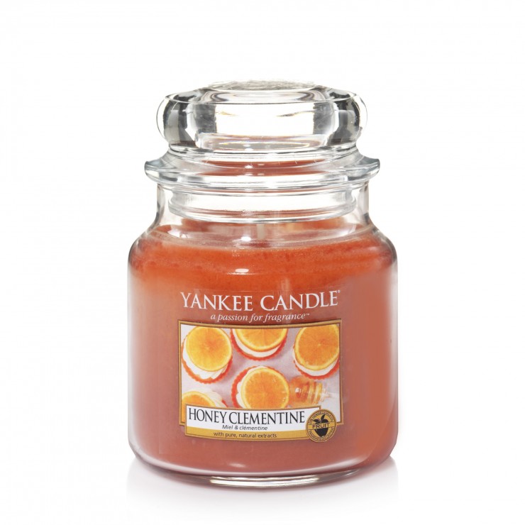 Średnia świeca Honey Clementine Yankee Candle