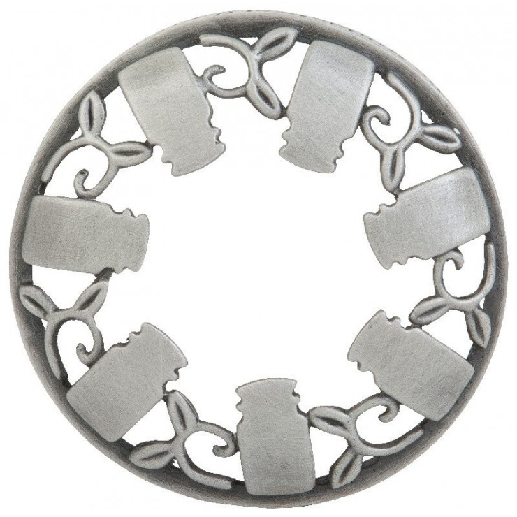 WBLC Illumalid® Brushed Silver - nakładka na słoik