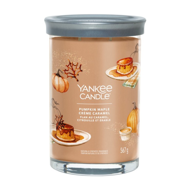 Duży tumbler Signature Pumpkin Maple Creme Caramel Yankee Candle Duży tumbler Signature Pumpkin Maple Creme Caramel Yankee Candle