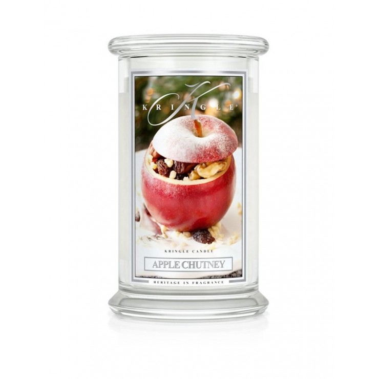 Duża świeca Apple Chutney Kringle Candle