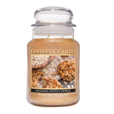 Duża świeca Oatmeal Maple Cookie Cheerful Candle