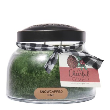 Duża świeca Snowcapped Pine - Keepers of the Light Mama Jar Cheerful Candle