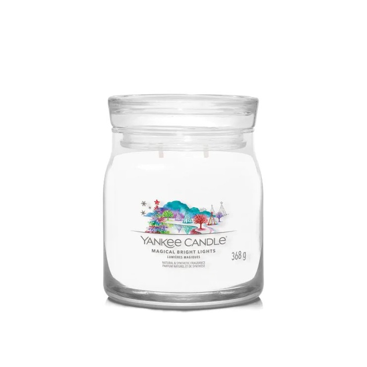 Średnia świeca Signature Magical Bright Lights Yankee Candle