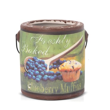 Duża świeca Blueberry Muffins - Farm Fresh Cheerful Candle