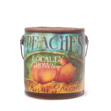 Duża świeca Juicy Peach - Farm Fresh Cheerful Candle