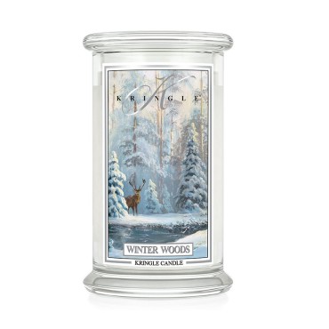 Duża świeca Winter Woods Kringle Candle