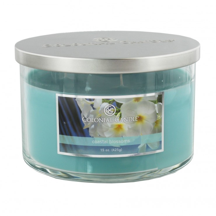 Średnia świeca Coastal Blossoms Colonial Candle Średnia świeca Coastal Blossoms Colonial Candle