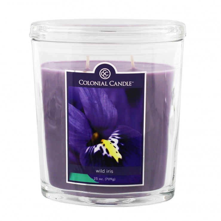 Duża świeca Wild Iris Colonial Candle