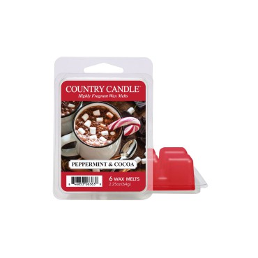 Wosk zapachowy Peppermint & Cocoa Country Candle