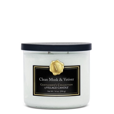 Tumbler Clean Musk & Vetiver Gentlemen's Collection Village Candle