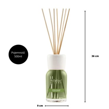 MILLEFIORI MILANO DIFFUSORE A STICK 100 ML GREEN FIG&IRIS