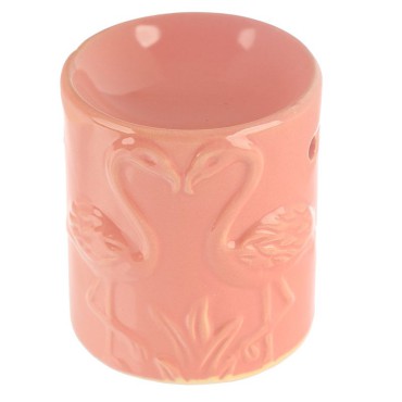 Kominek ceramiczny Flaming - różowy