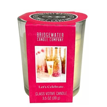 Świeca zapachowa - Votive w szkle Let's Celebrate 99g Bridgewater Candle