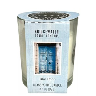 Świeca zapachowa - Votive w szkle Blue Door 99g Bridgewater Candle