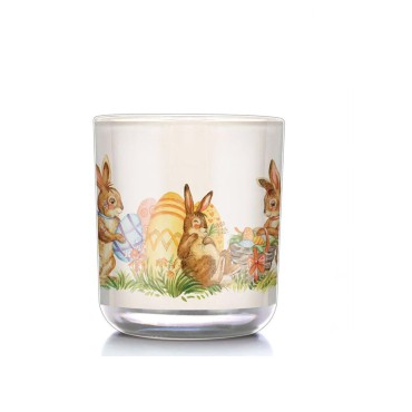 Tumbler Easter Bunnies - White Jar Kringle Candle