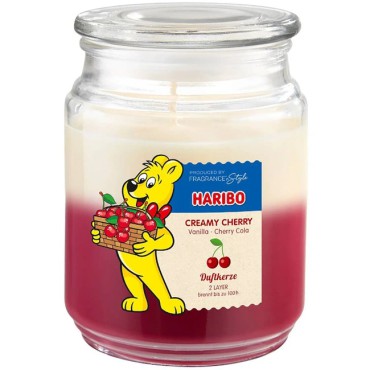 Duża świeca Creamy Cherry Haribo