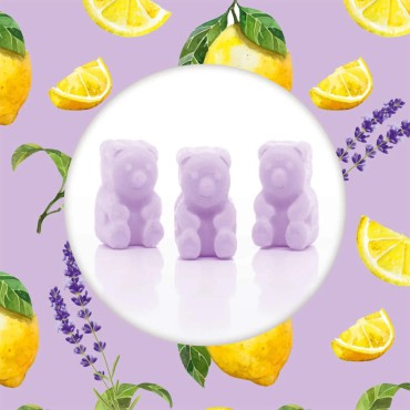 Wosk zapachowy Misie Lemon & Lavender Ted & Friends