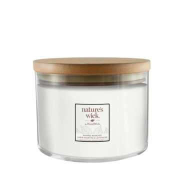 Duża świeca Whipped Pistachio - Nature’s Wick WoodWick