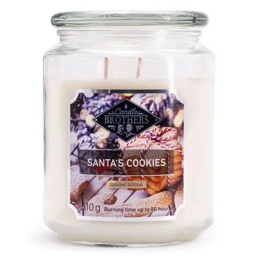 Duża świeca Santas Cookies Candle Brothers