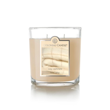 Średnia świeca owalna Cozy Cashmere Colonial Candle