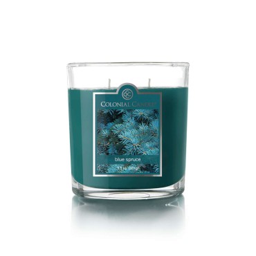 Średnia świeca owalna Blue Spruce Colonial Candle