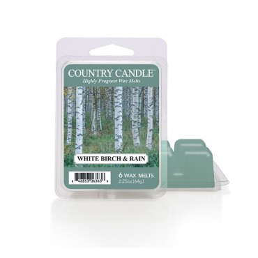 Wosk zapachowy White Birch & Rain Country Candle