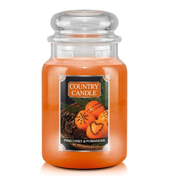 Duża świeca Pinecone & Pomander Country Candle