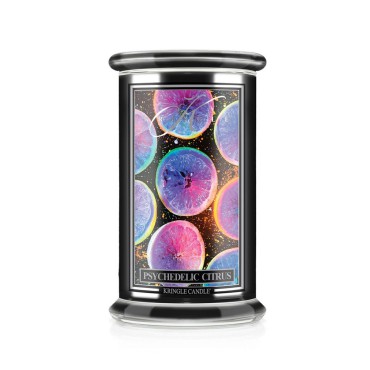 Duża świeca Psychedelic Citrus Reserve Line Kringle Candle