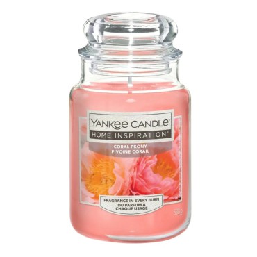 Duża świeca Coral Peony Home Inspiration Yankee Candle