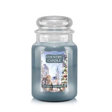 Duża świeca Christmas in Manhattan Country Candle