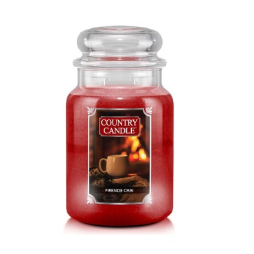 Duża świeca Fireside Chai Country Candle