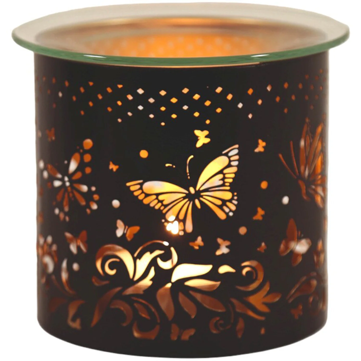 Kominek ceramiczny Motyl 2w1 Black & Gold Woodbridge