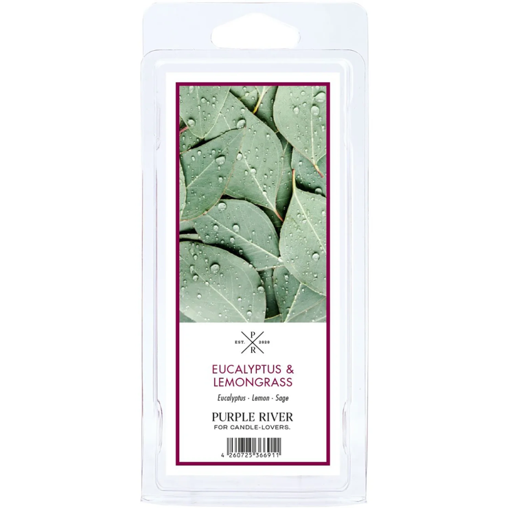 Wosk zapachowy Eucalyptus & Lemongrass Purple River