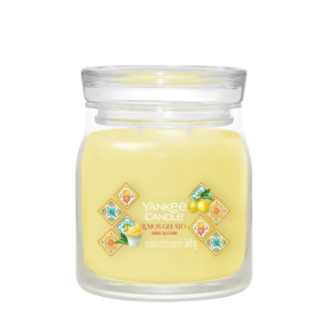 Średnia świeca Signature Lemon Gelato Yankee Candle