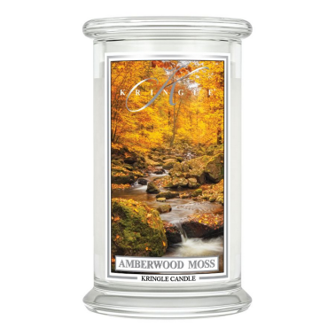 Duża świeca Amberwood & Moss Kringle Candle