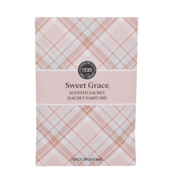 Saszetka zapachowa wzór w kratę Sweet Grace Bridgewater Candle