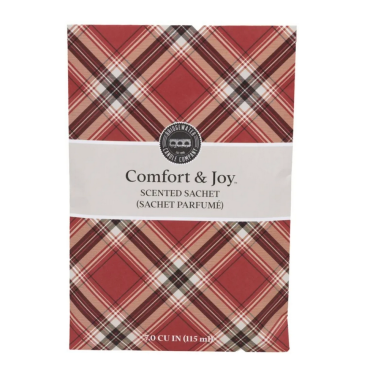 Saszetka zapachowa wzór w kratę Comfort & Joy Bridgewater Candle