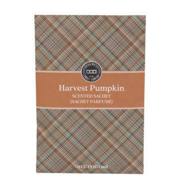 Saszetka zapachowa wzór w kratę Harvest Pumpkin Bridgewater Candle