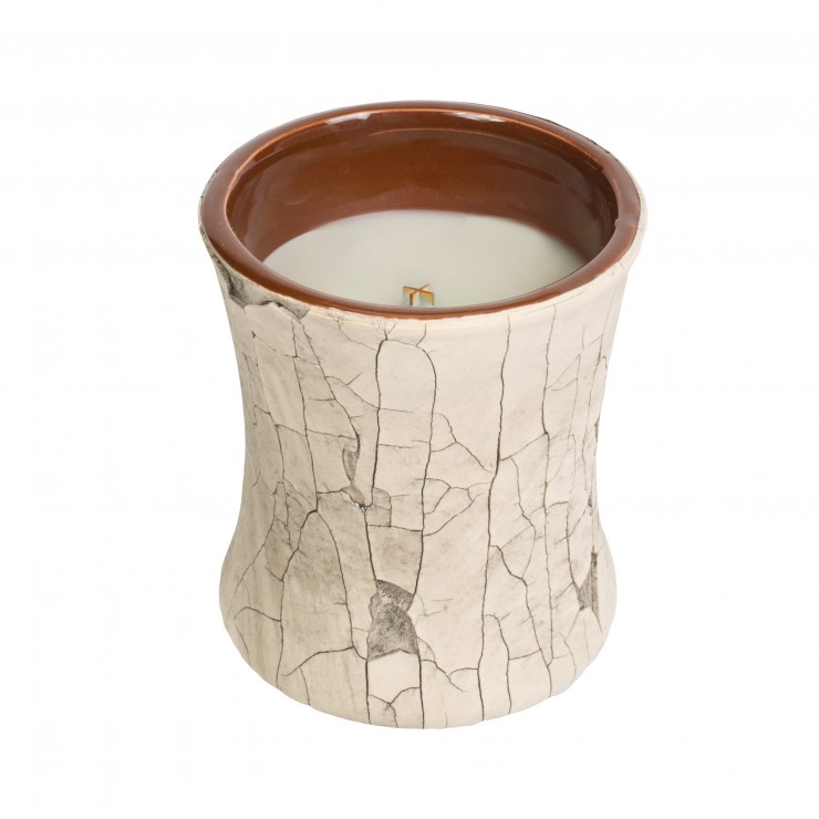 Ceramiczna świeca klepsydra Fireside WoodWick